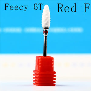 Milling Cutter For Manicure Ceramic Mill Manicure Machine Set Cutter For Pedicure Electric Nail Files Nail Drill Bit Feecy